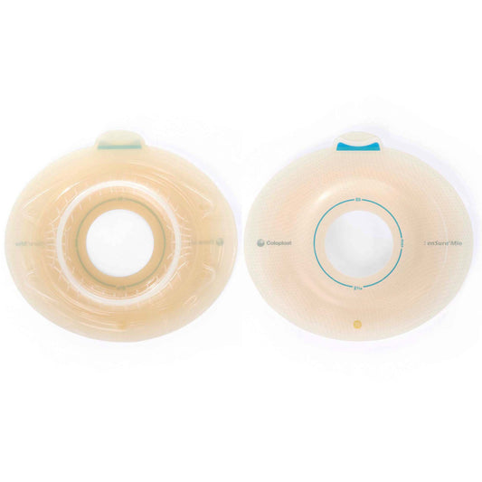 SenSura Mio Click Convex Light Ostomy Barrier, 35 mm Stoma Opening, Blue Match