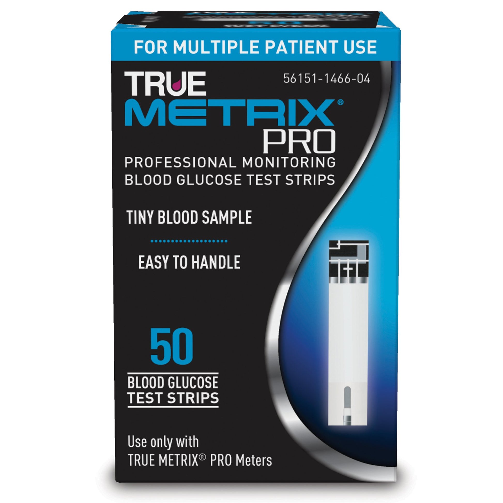Blood Glucose Test Strips TRUE METRIX PRO 50 Strips per Pack For Truemetrix Blood Glucose Meter