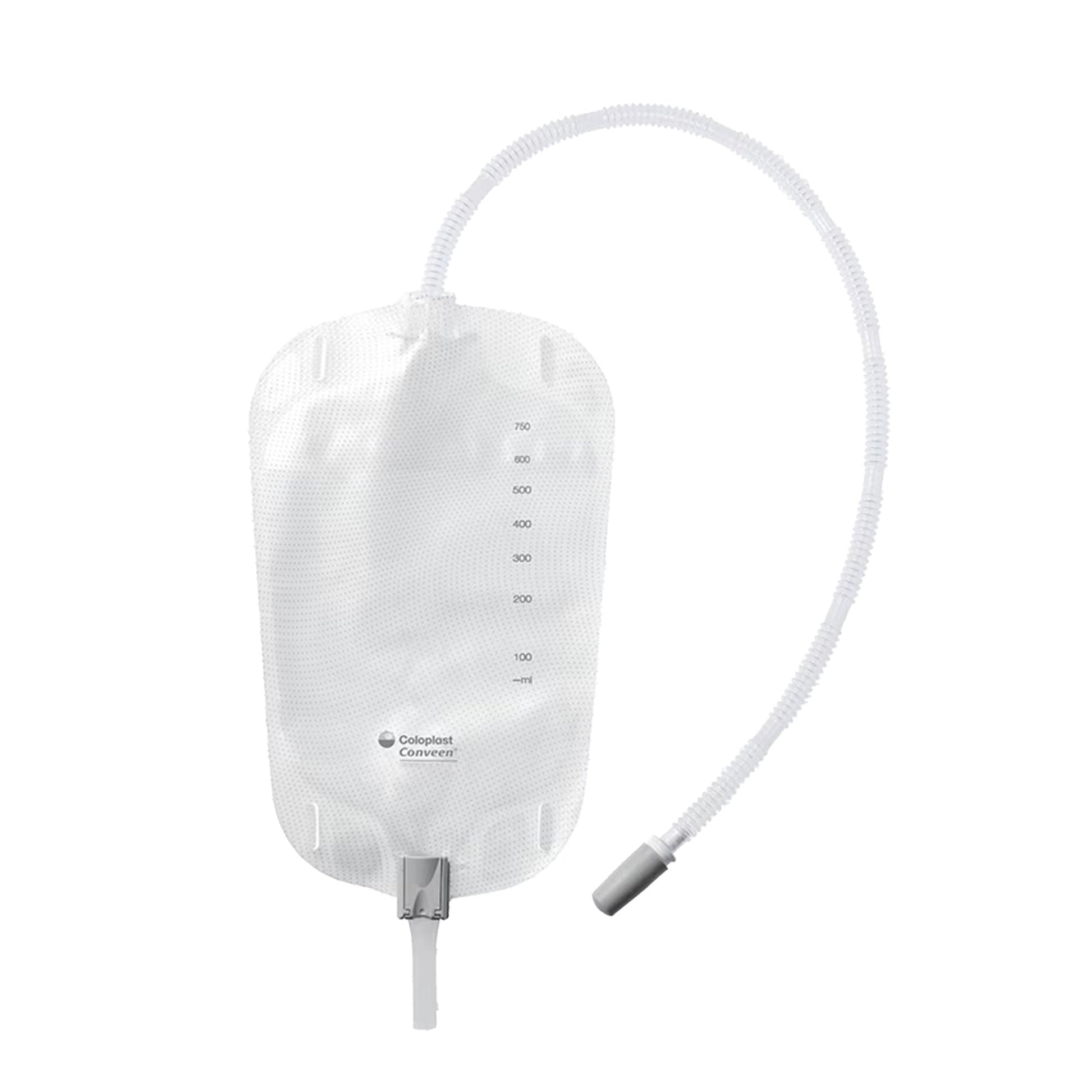 Conveen Leg Bag Kit with Clamp, Tubing, and Vinyl Straps, 1000 mL