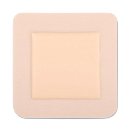 Optifoam Adhesive with Border Foam Dressing, 6 x 6 Inch