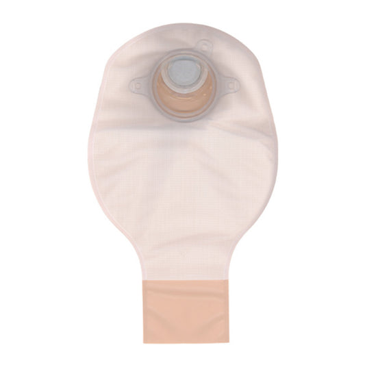 Sur-Fit Natura Two-Piece Opaque Colostomy Pouch, 10 Inch Length, 57mm flange