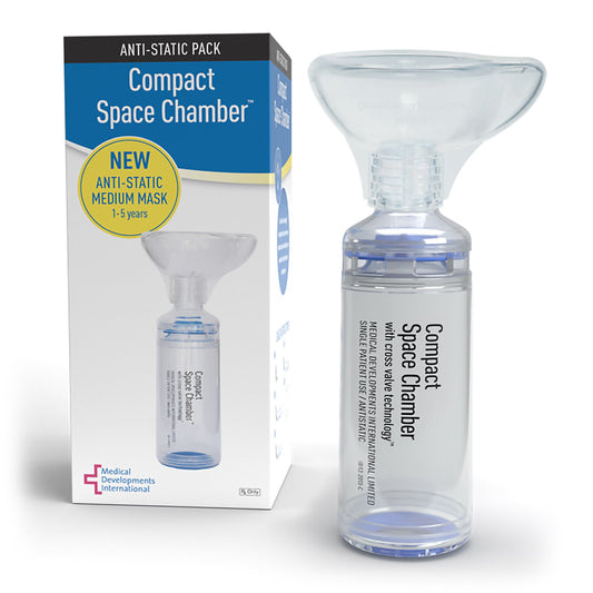 Space Chamber / Mask Kit Anti-static Compact Space Chamber™ For Most Pressurized Metered Dose Inhalers