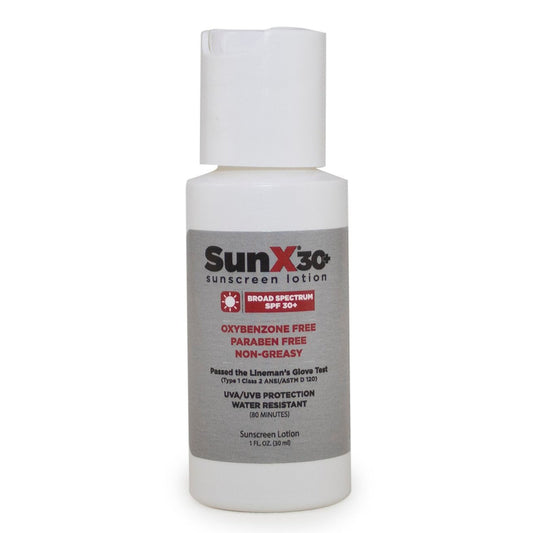 Sunscreen SunX SPF 30 Lotion 1 oz. Flip Top Bottle