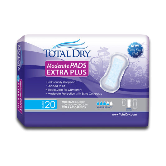 TotalDry™ Moderate Extra Bladder Control Pad, 13-Inch Length