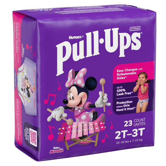 Pull-Ups Learning Designs for Girls Training Pants, 2T to 3T