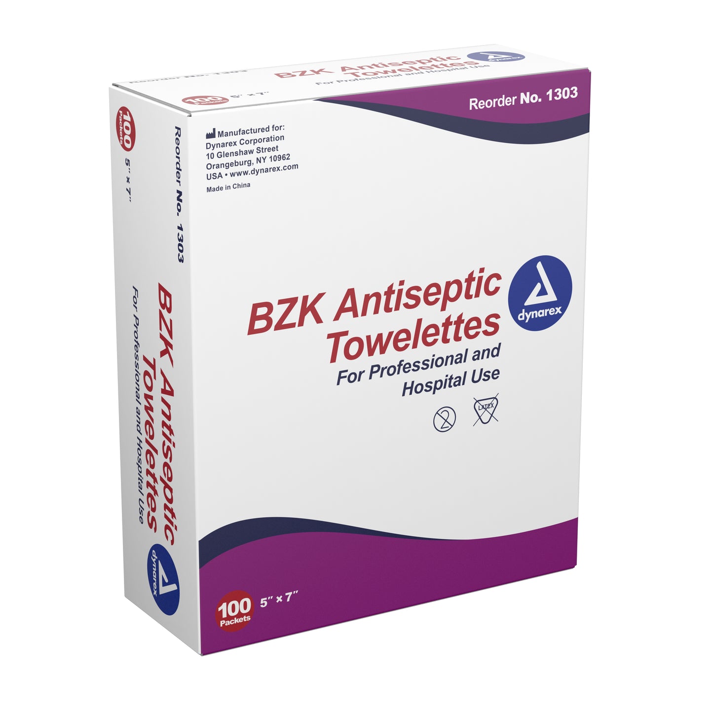 dynarex Scented BZK Antiseptic Towelettes, Individual Packet