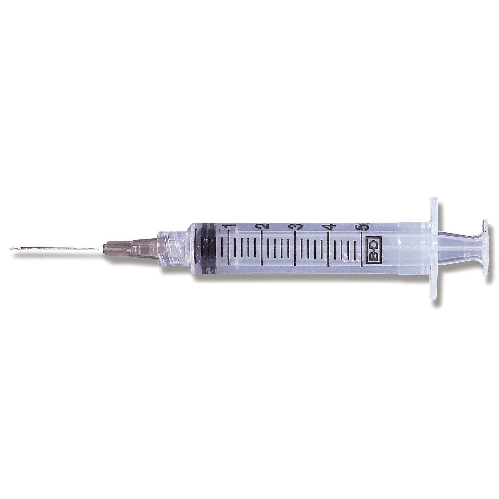 PrecisionGlide™ 5 mL Syringe w/ Hypodermic Needle, 21 Gauge, 1" Needle Length