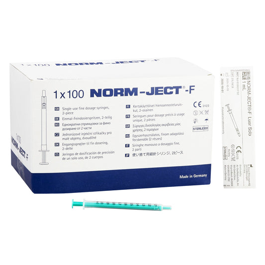 Neurotoxin Syringe Norm-Ject 1 mL Luer Slip Tip Without Safety