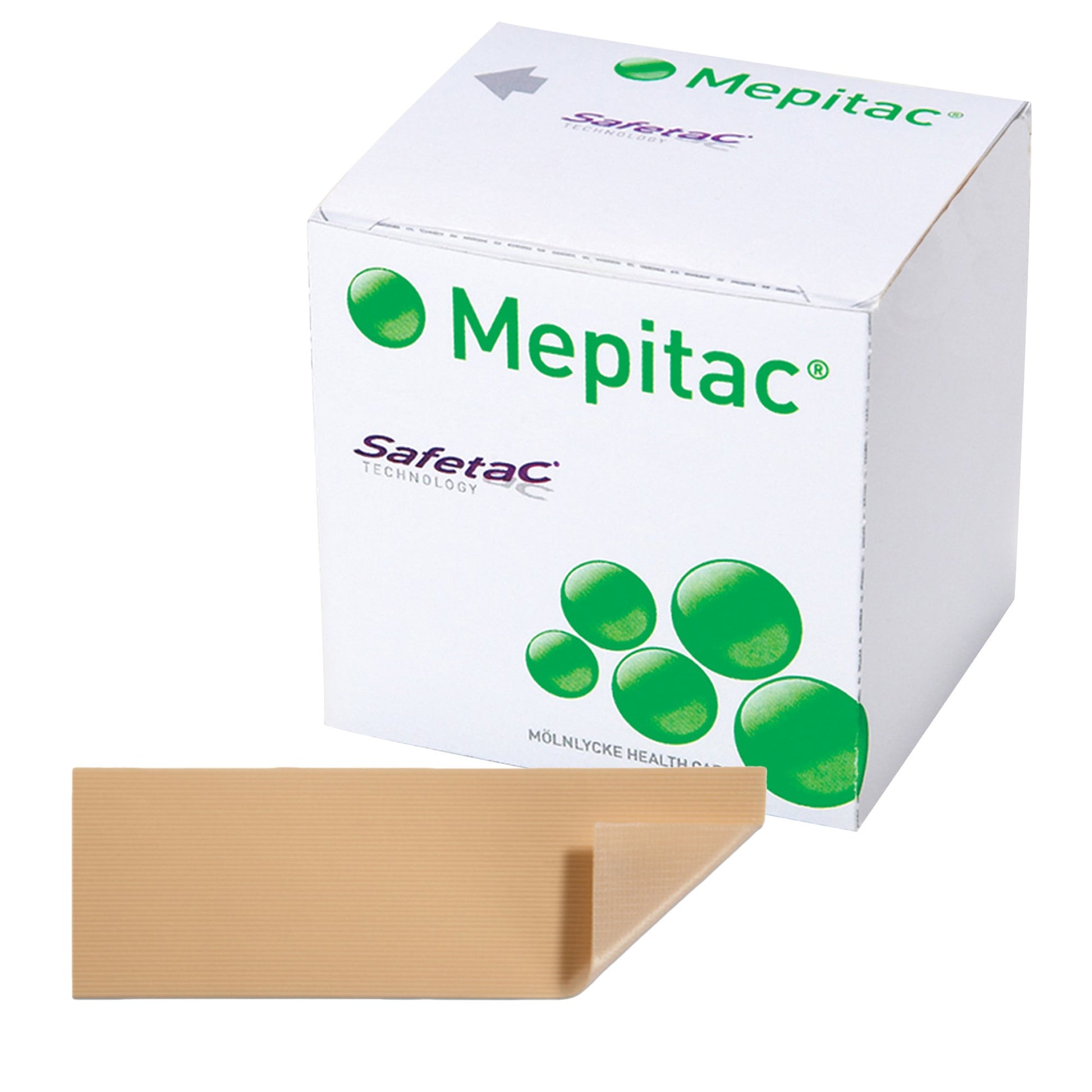Mepitac Silicone Medical Tape, 8/10 Inch x 3-1/3 Yard