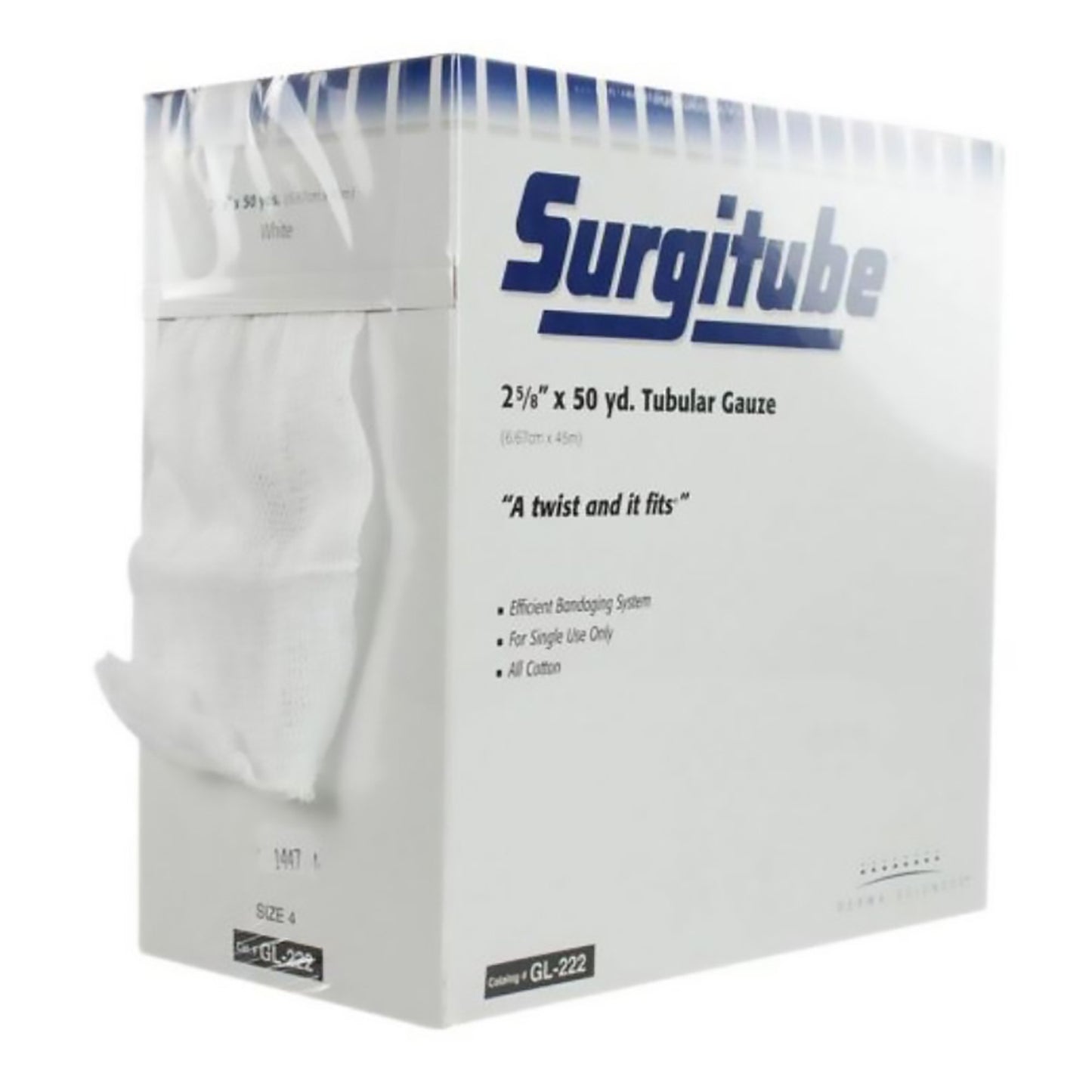 Surgitube Tubular Retainer Dressing, 6.57 Centimeter x 45 Meter