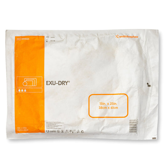 Smith & Nephew Exu-Dry Anti-Shear Super Absorbent Dressing, 15 x 24 Inch