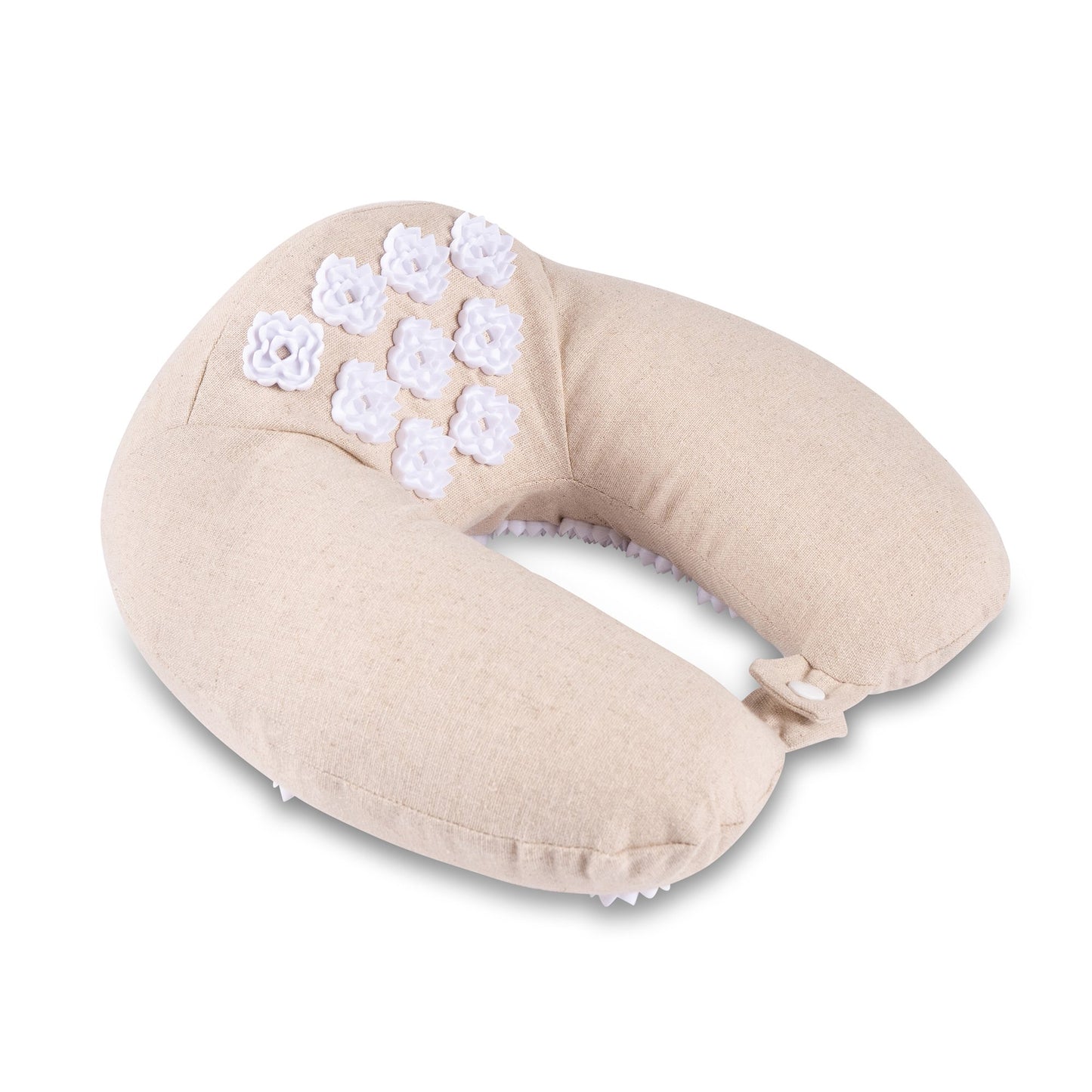 Kanjo Memory Foam Travel Acupressure Neck Pillow
