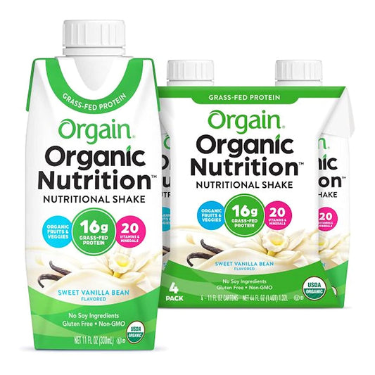 Orgain Organic Nutrition™ Vanilla Nutritional Shake, 11-ounce carton