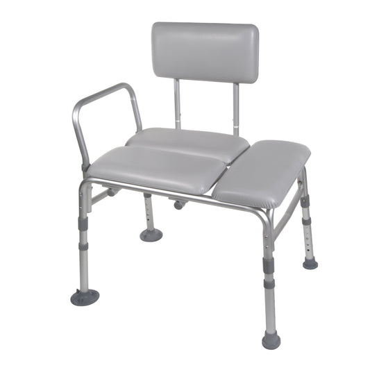 drive™ Aluminum Knocked Down Bath Transfer Bench, 17 – 21 Inch Seat Height