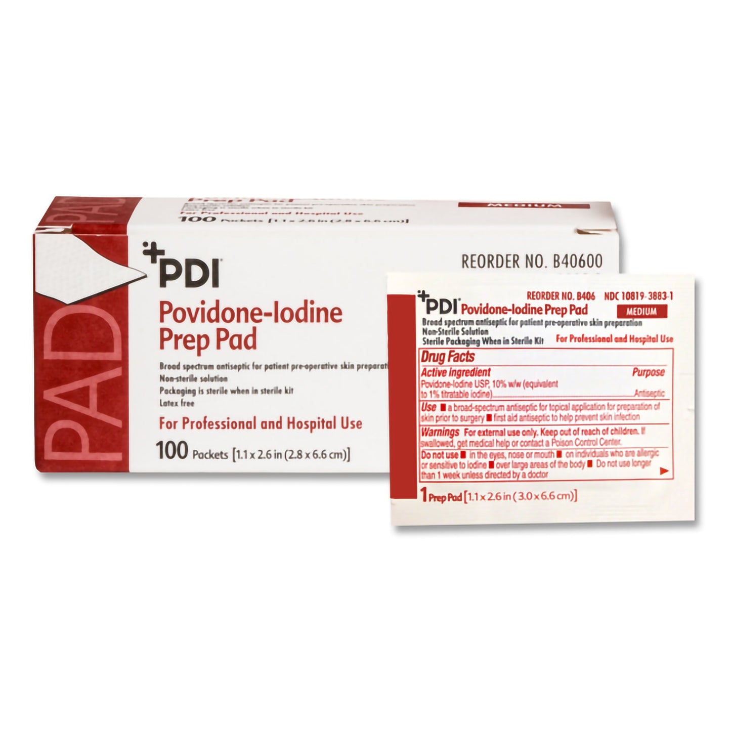 PDI PVP Prep Pad, Medium