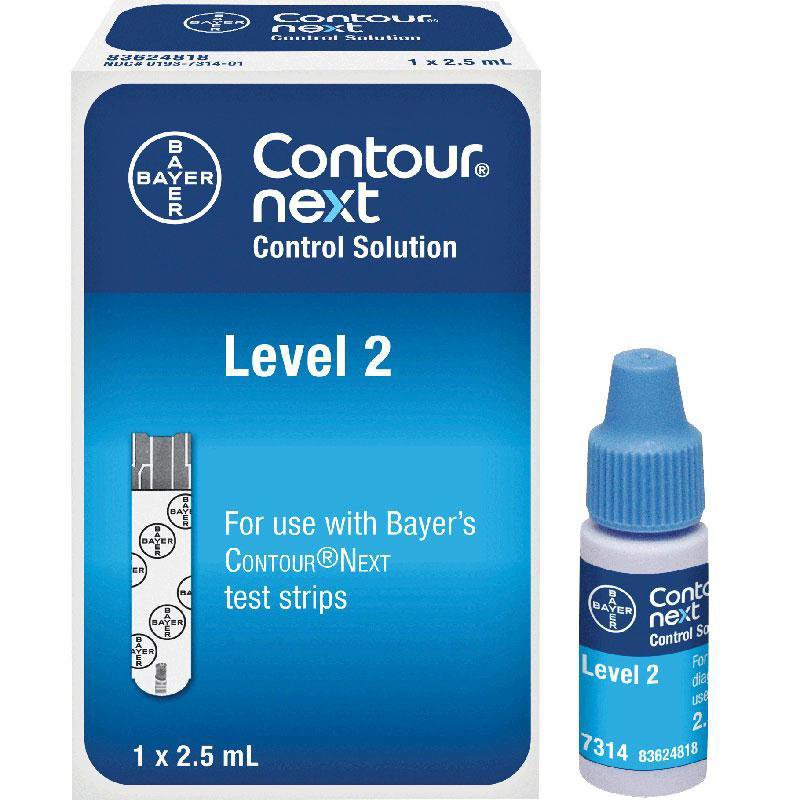 Contour Next Blood Glucose Control Solution for use with Blood Glucose Meter