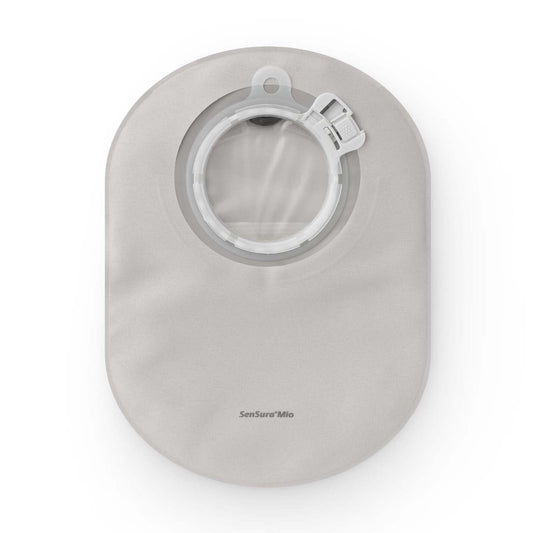 SenSura Mio Click 2-Piece Transparent Ostomy Pouch, Yellow Match