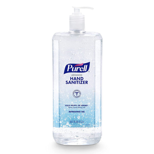 Purell Advanced Hand Sanitizer, 1.5 Liter Pump Bottle