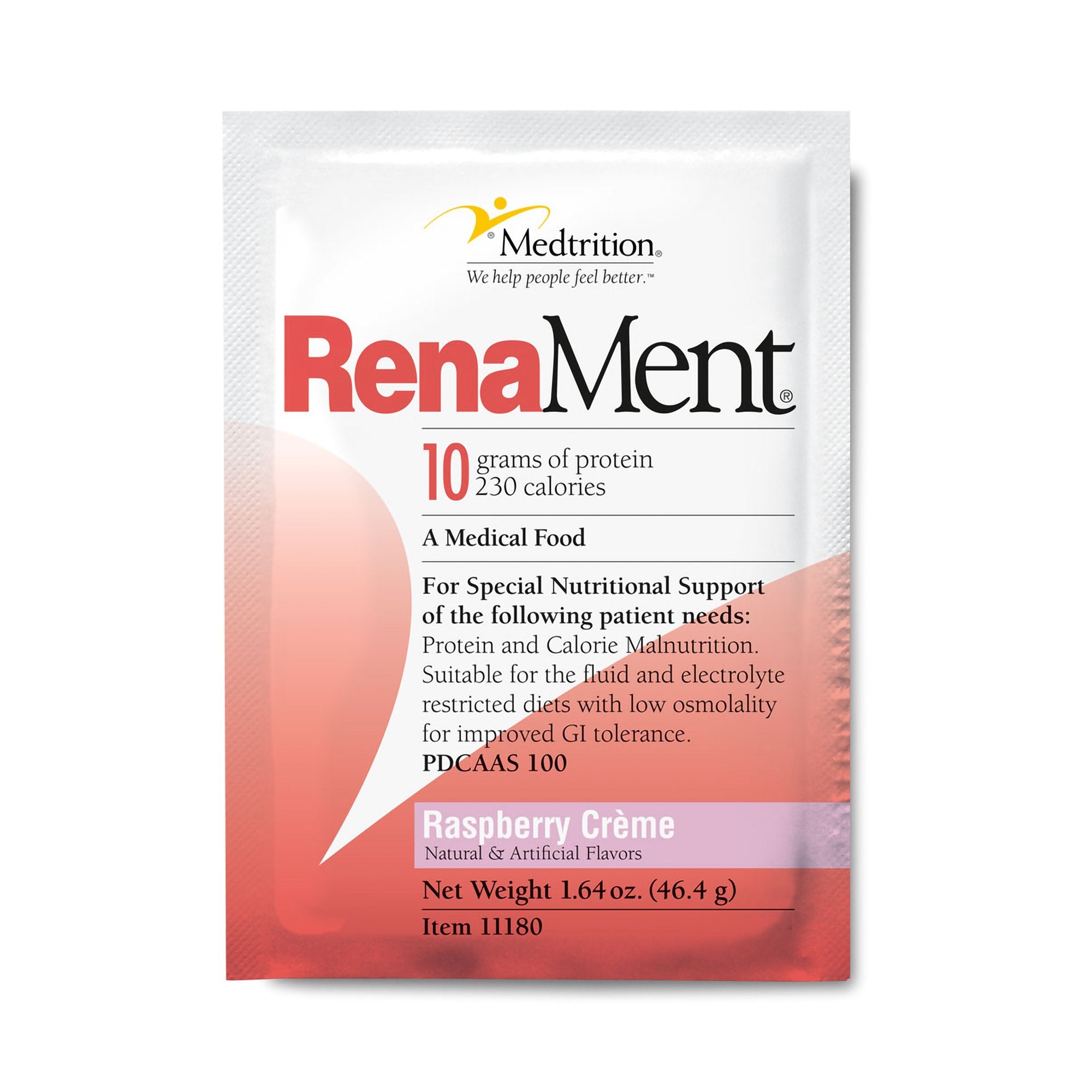Medical Name Raspberry RenaMent Raspberry Crème Medical Food for Fluid or Electrolyte Restric ...