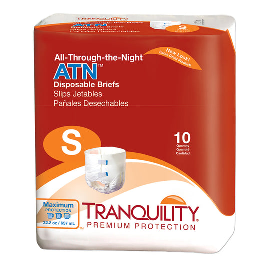 Tranquility ATN Maximum Protection Incontinence Brief, Small