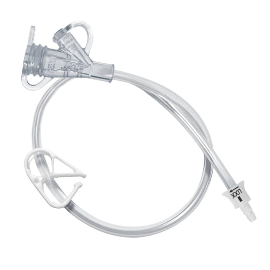 AMT Mini Classic Straight Connector with Y-Port Adapter, 12 Inch