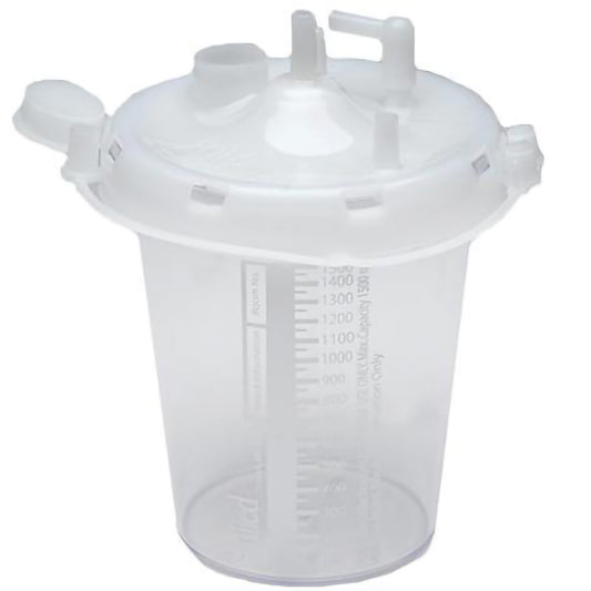 Allied Suction Canister for use with OptiVac Aspirators, 2,400 mL