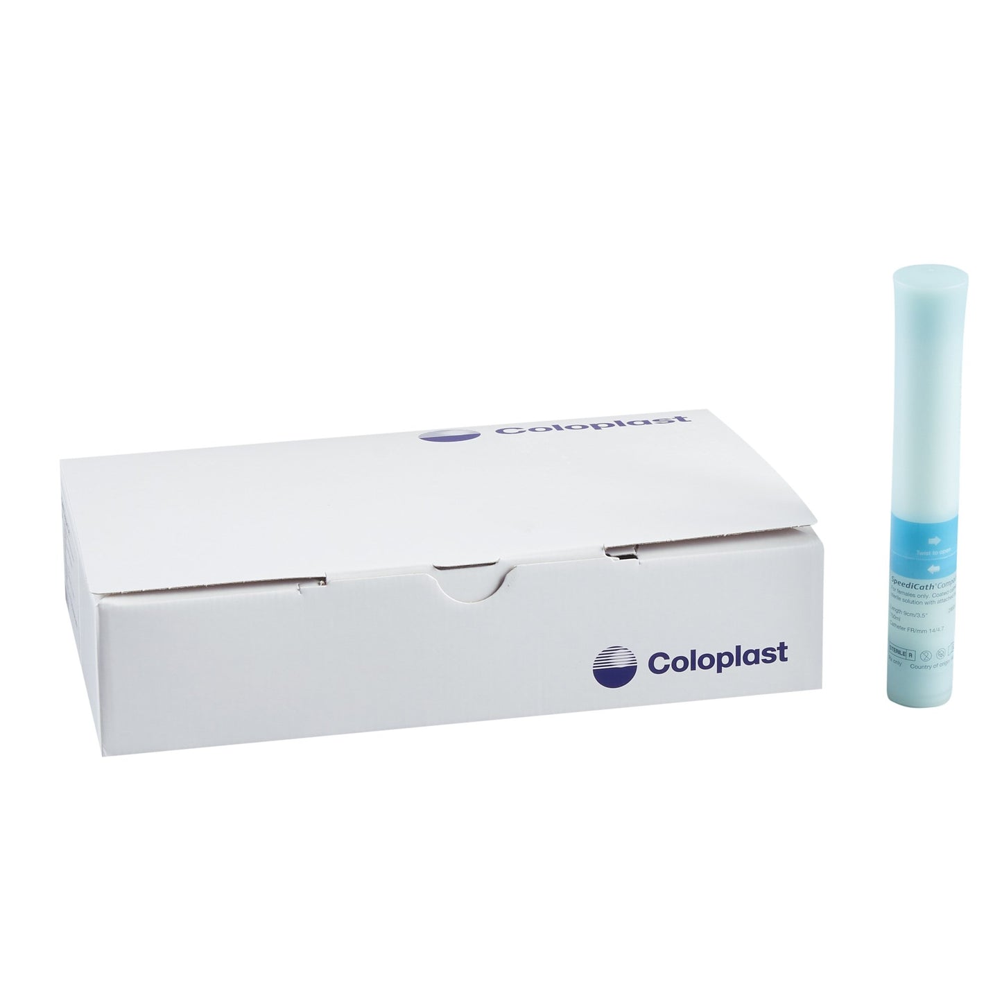SpeediCath Compact Set Female Urethral Catheter 3.5in 14Fr 750mL Bag 28524