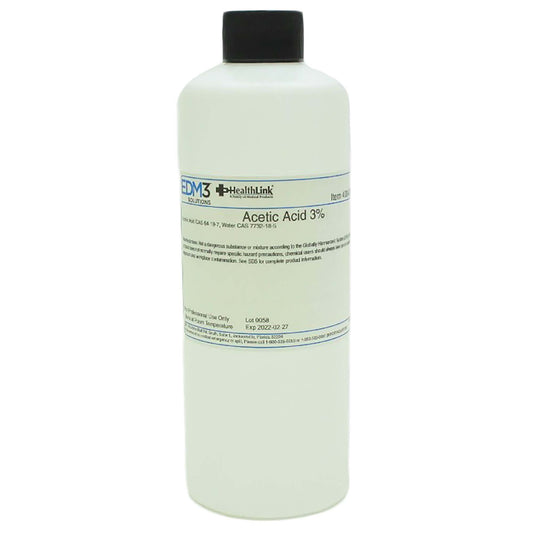 Chemistry Reagent Acetic Acid Organic Acid 3% 16 oz.