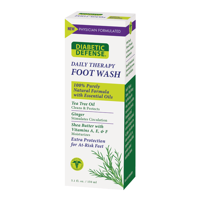 Foot Wash Diabetic Defense Liquid 5 oz. Bottle Scented