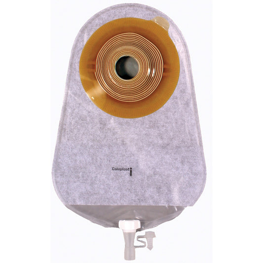 Assura Deep Convex 1-Piece Transparent Urostomy Pouch, 15 – 43 mm Stomas