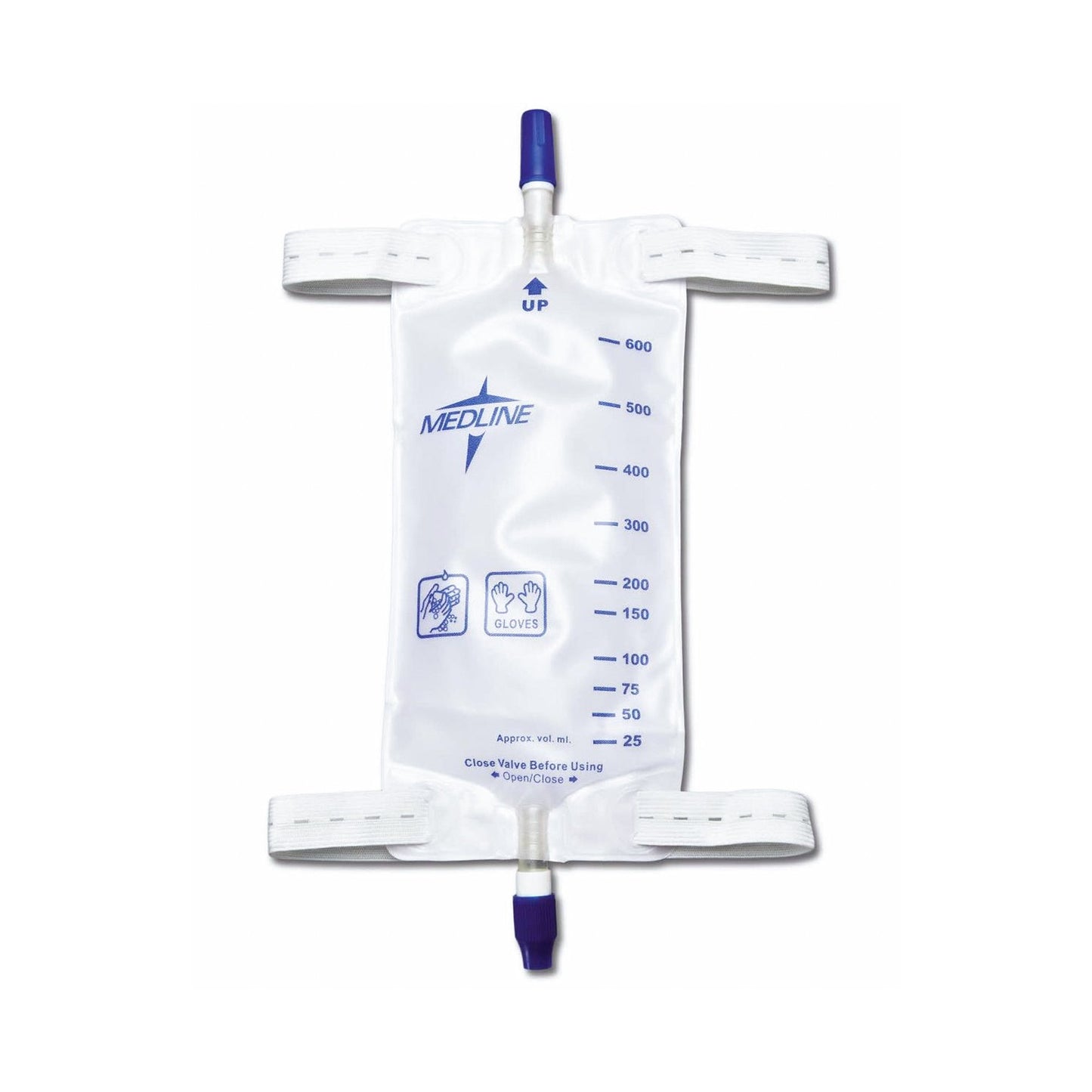 Medline Urinary Leg Bag, 600 mL