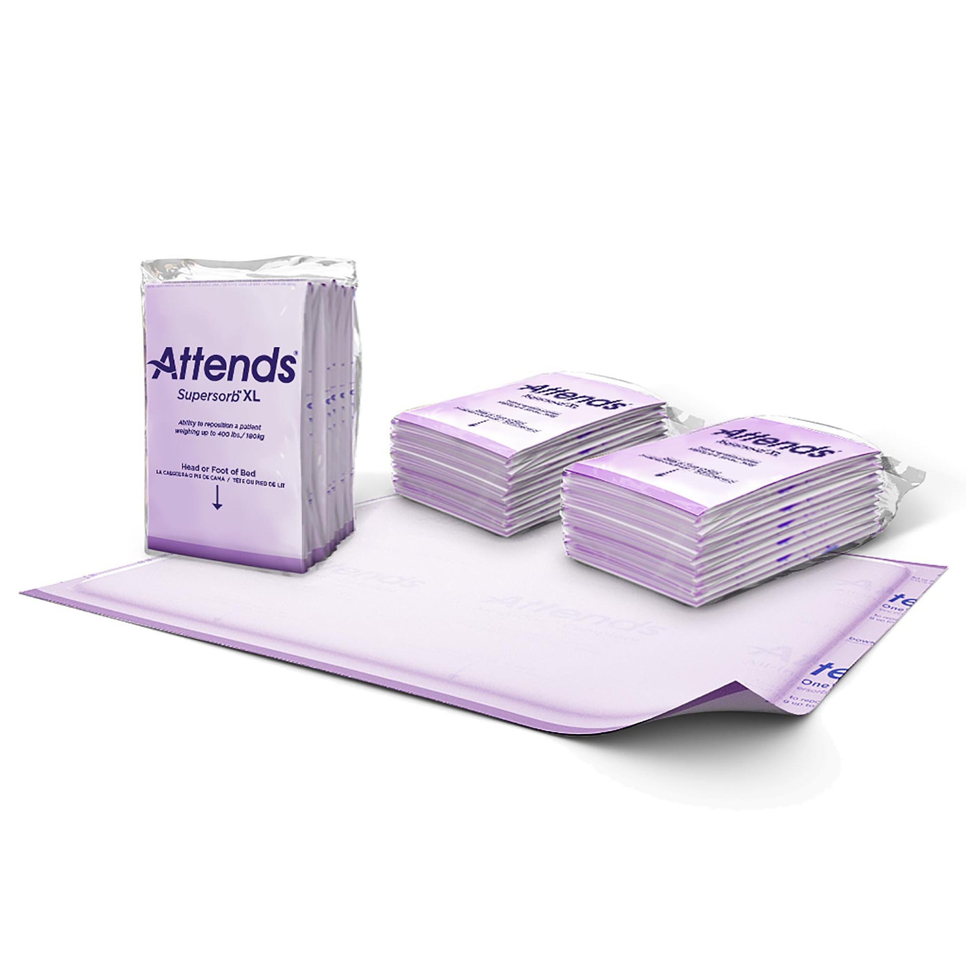 Attends Supersorb™ Bariatric XL Premium Underpad, 36 x 51 Inch