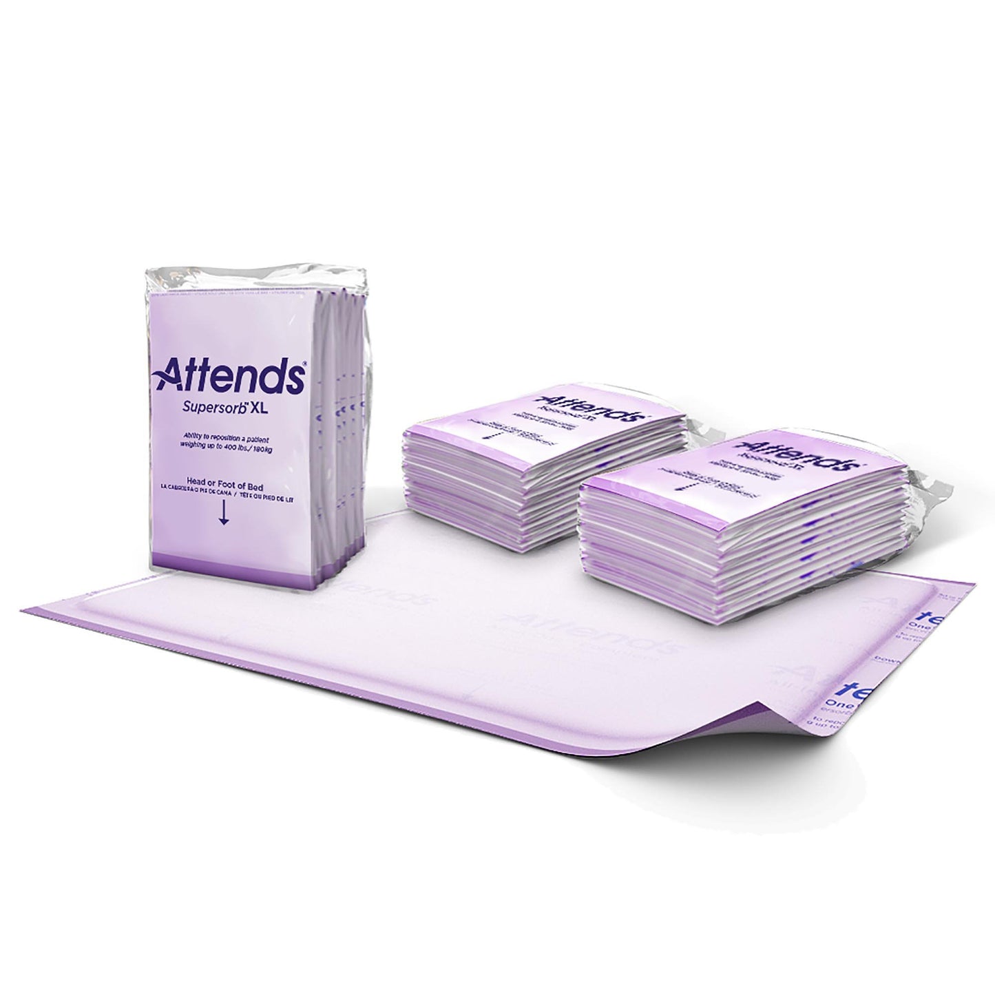 Attends Supersorb™ Bariatric XL Premium Underpad, 36 x 51 Inch