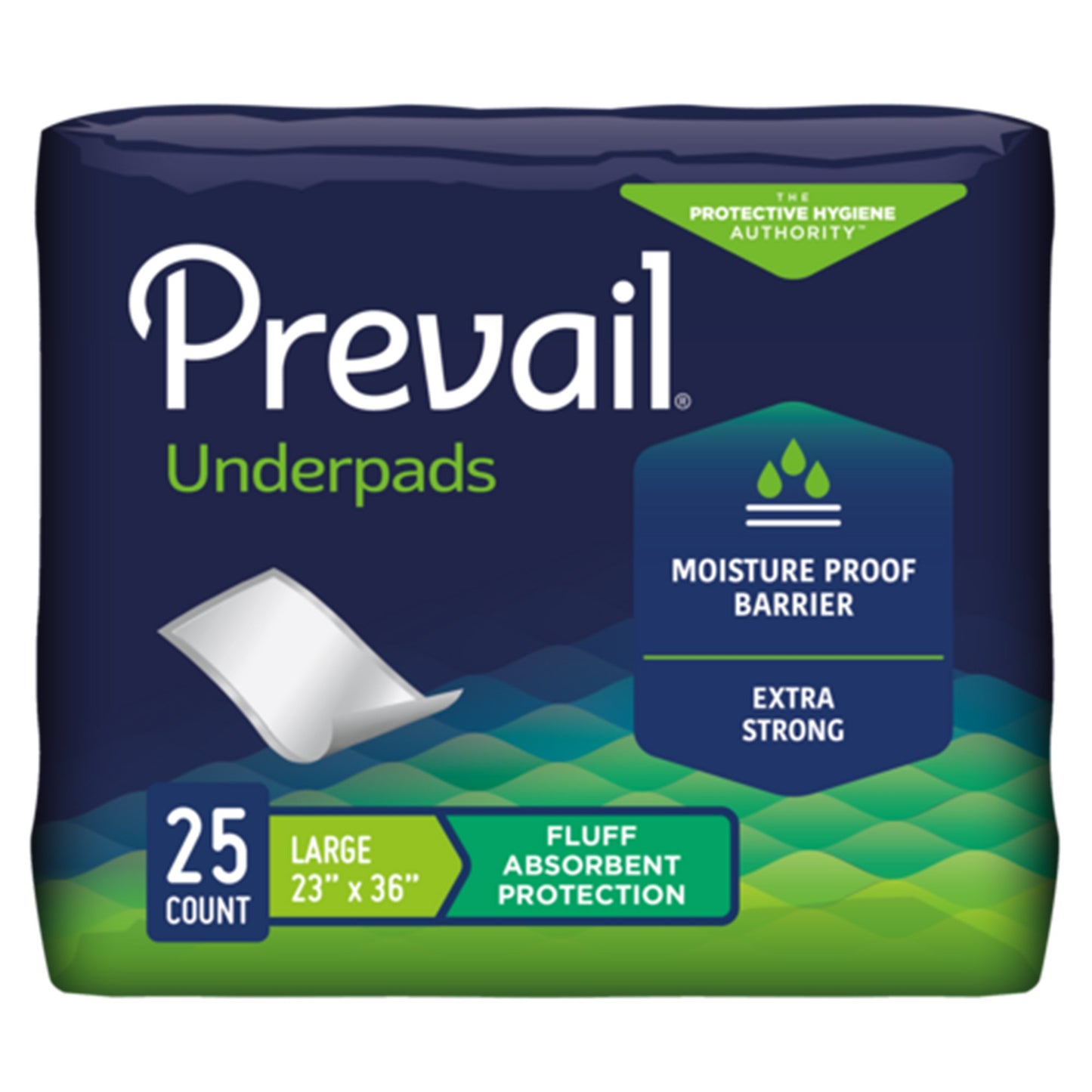 Prevail Total Care™ Fluff Underpads, Large
