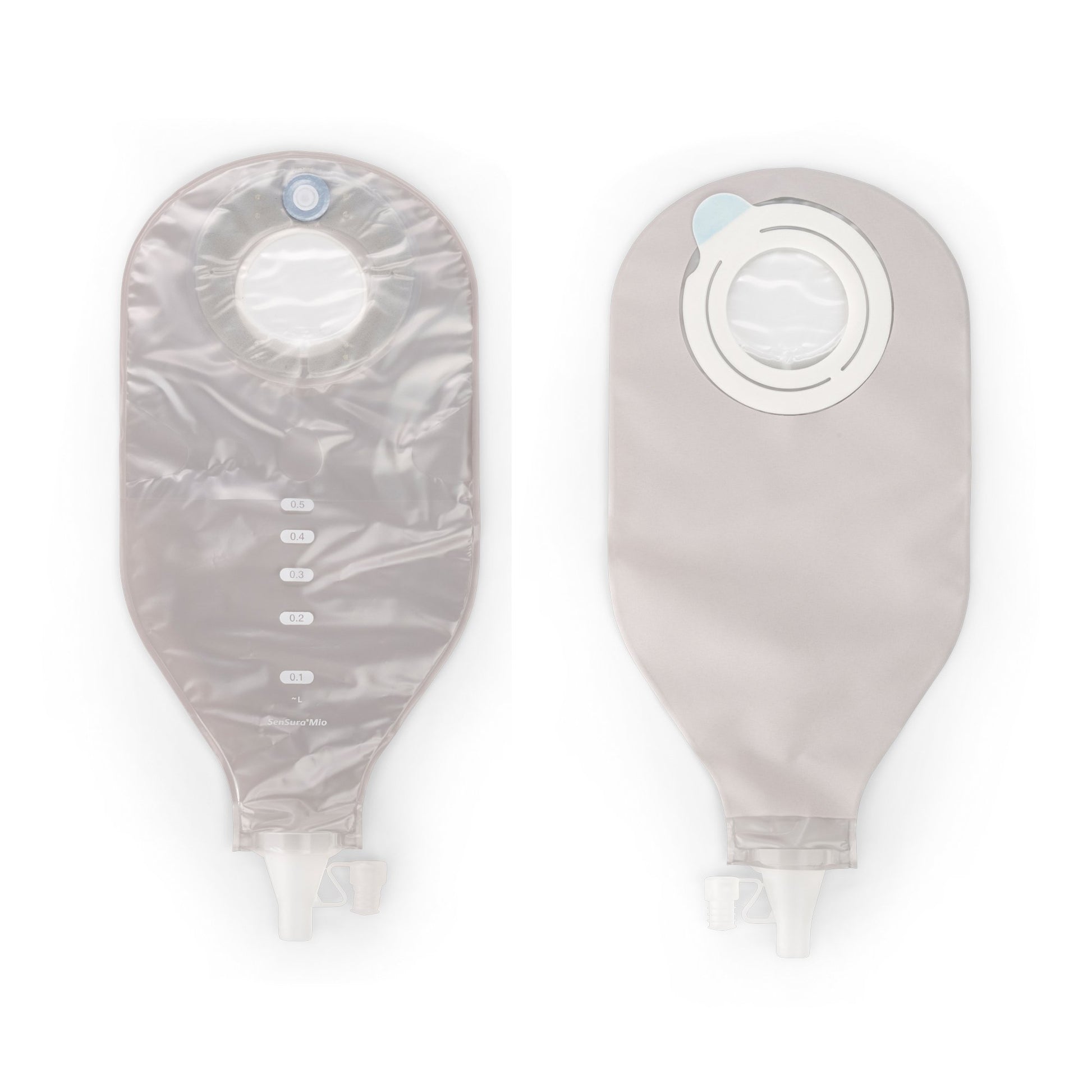 SenSura Mio Flex High Output 2-Piece Transparent Ileostomy Pouch, Red Match