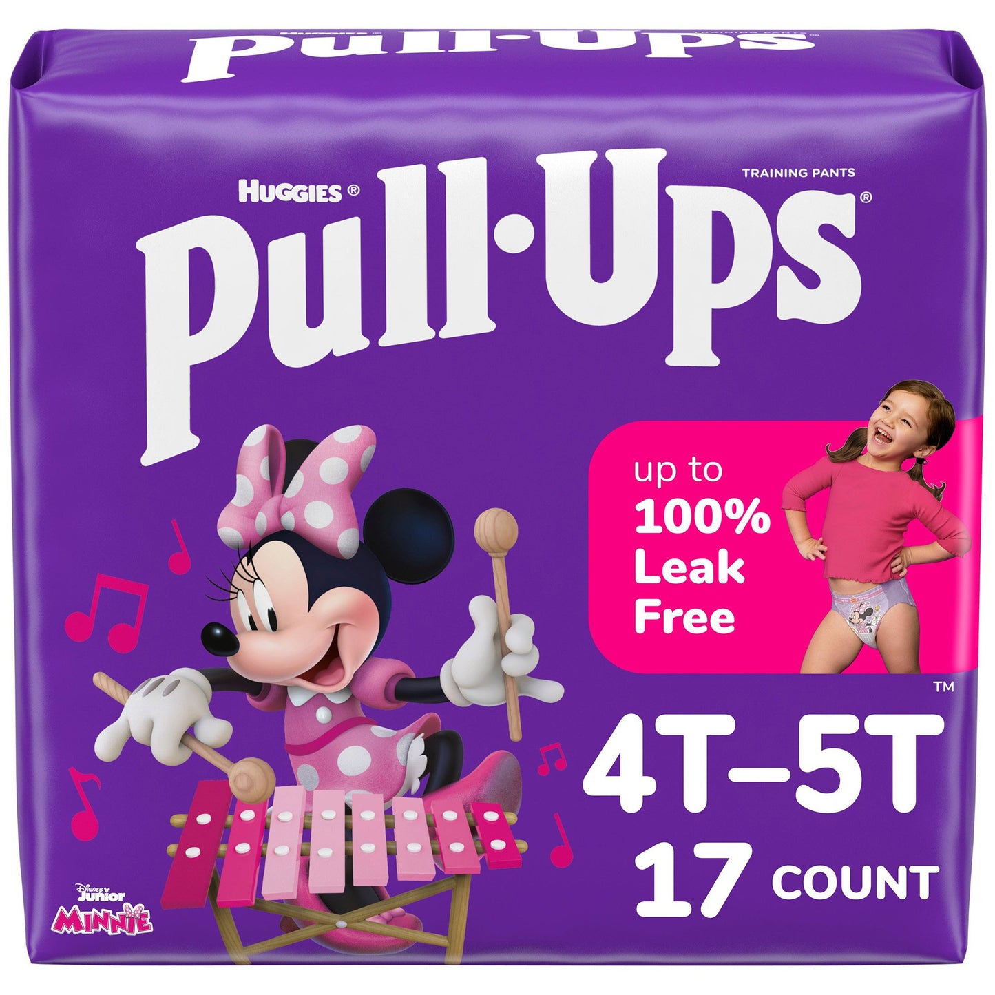 Pull-Ups Learning Designs for Girls Training Pants, 4T to 5T
