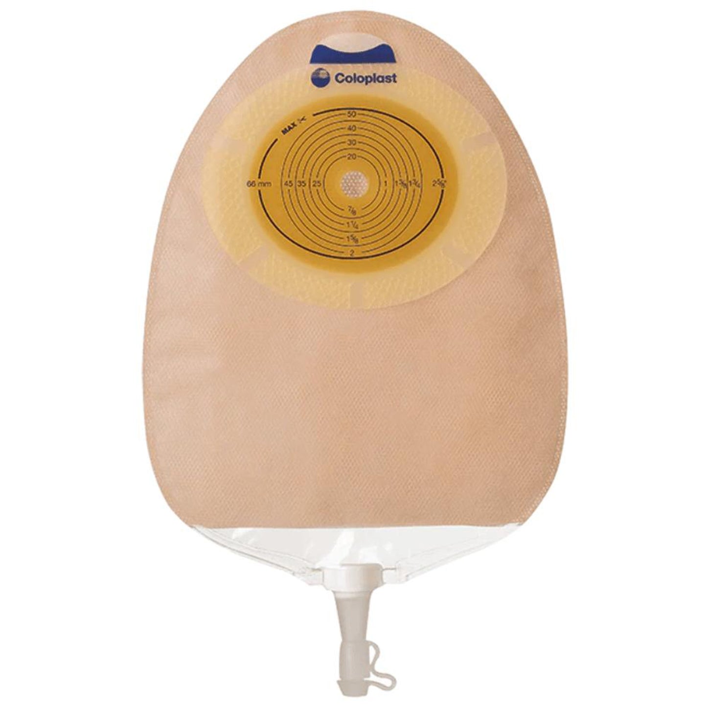 SenSura Xpro Flat 1-Piece Opaque Urostomy Pouch, 25mm Stoma