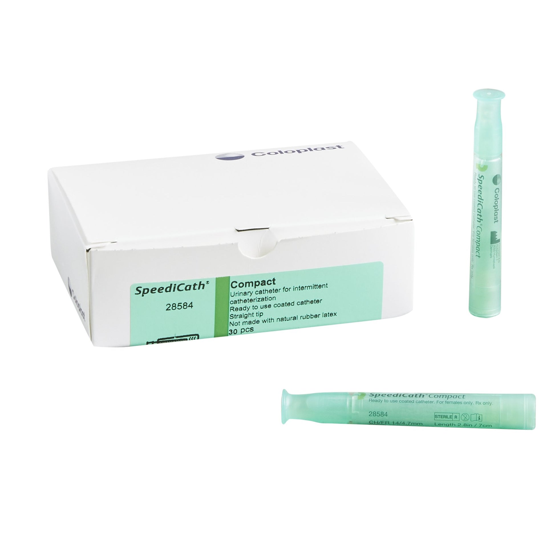 SpeediCath Compact Female Urethral Catheter, 14 Fr.