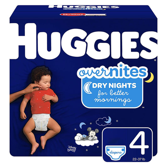 Huggies OverNites Diaper, Size 4