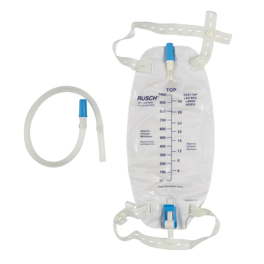 Easy Tap™ Urinary Leg Bag, 950 mL capacity