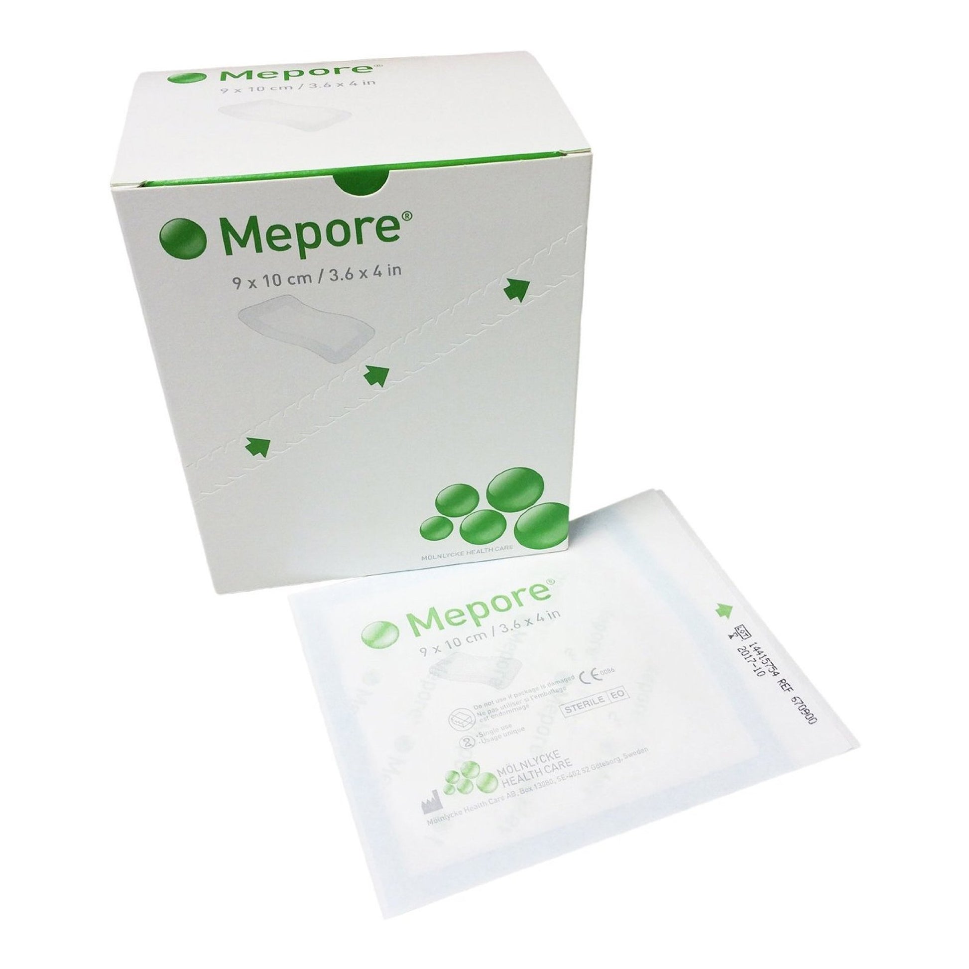 Mepore Adhesive Dressing, 3 X 4 inch