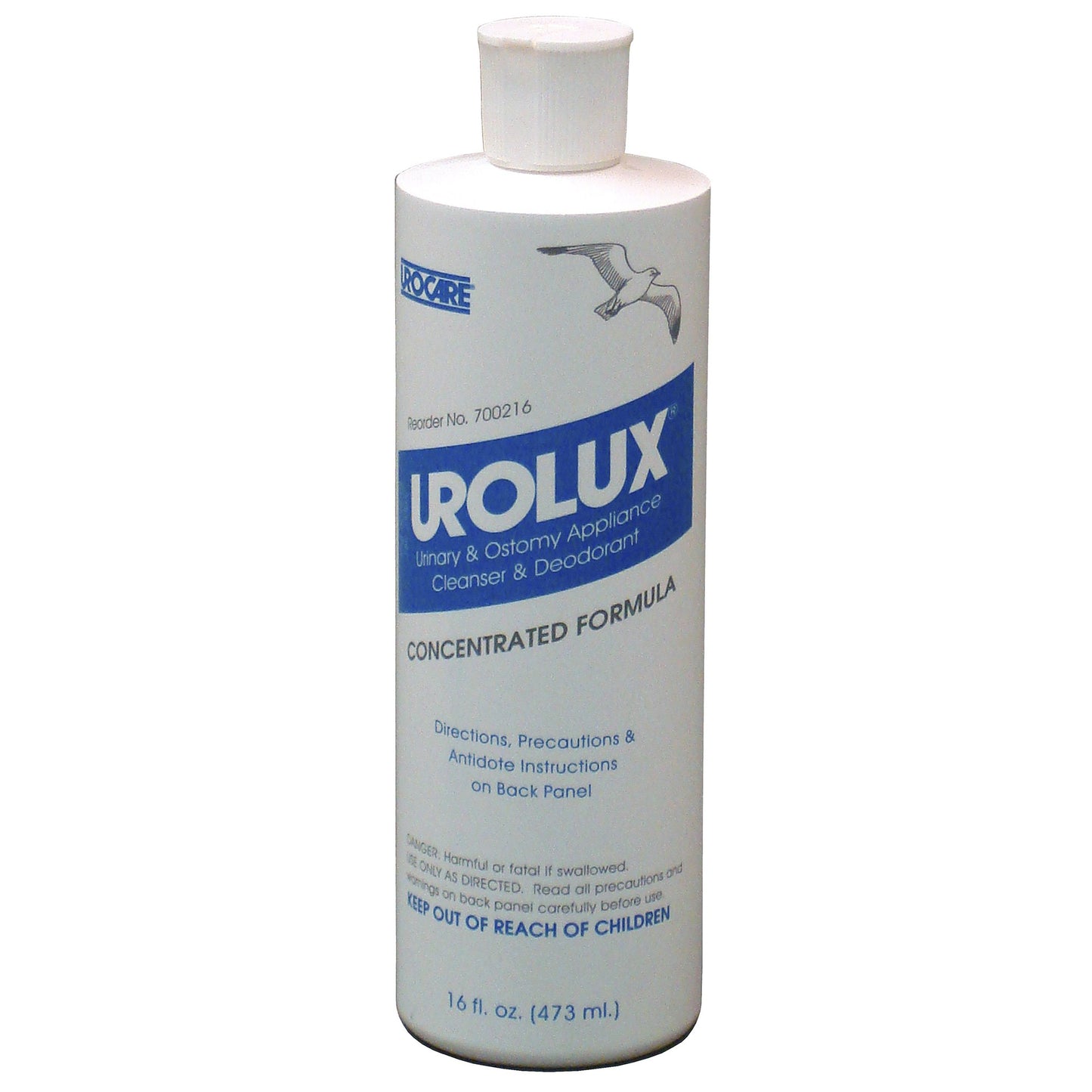 Urolux Urinary and Ostomy Appliance Cleanser and Deodorant, 16-ounce bottle