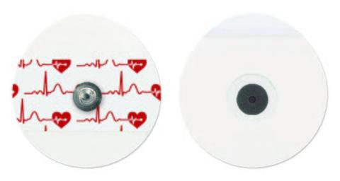 ECG Monitoring Electrode Snap Connector Foam Backing Adult Non-Radiolucent 50 per Pack