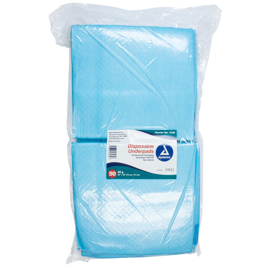 Dynarex Absorbent Fluff Fill Underpad, 30 x 36 Inch