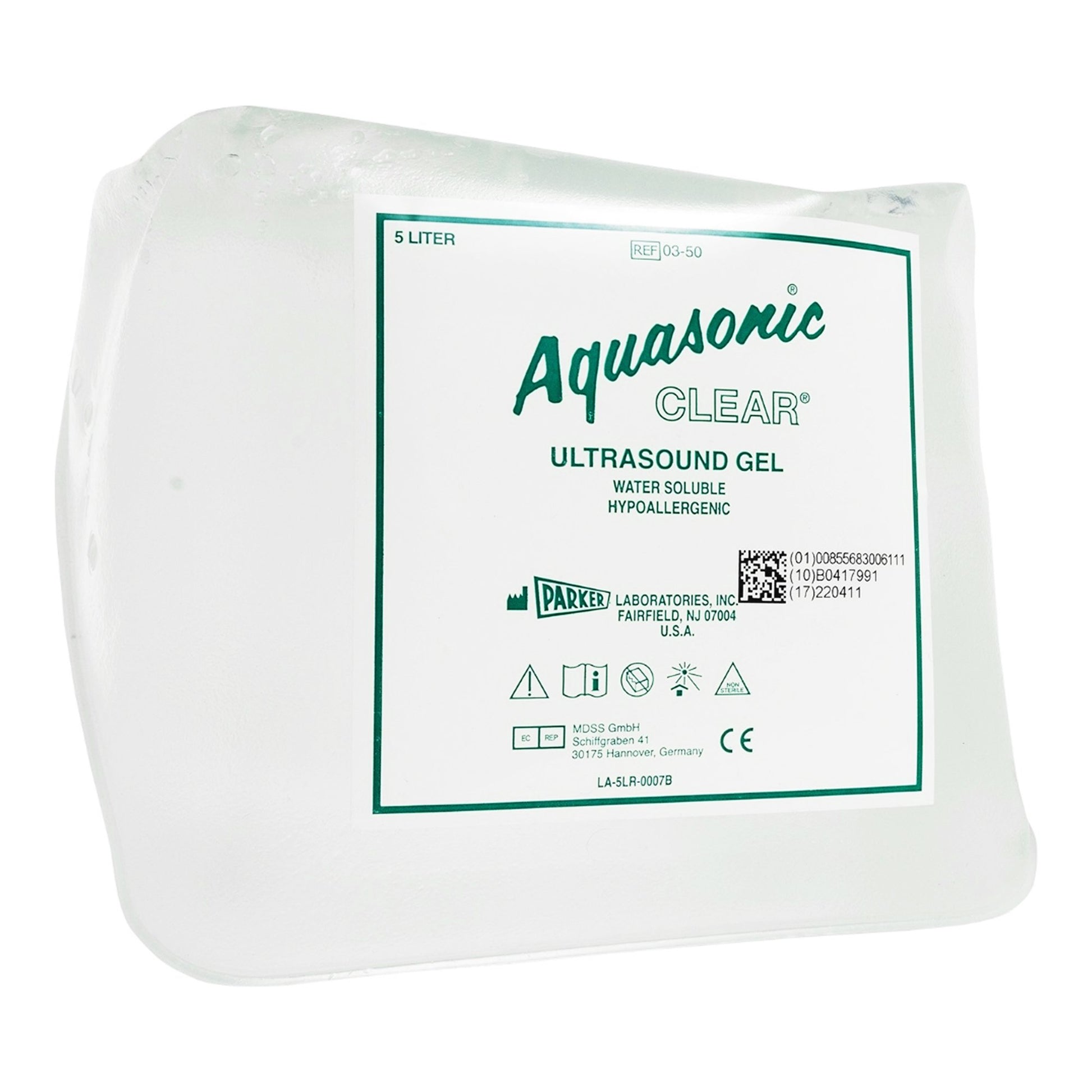 Aquasonic Clear Ultrasound Gel, 5 liters