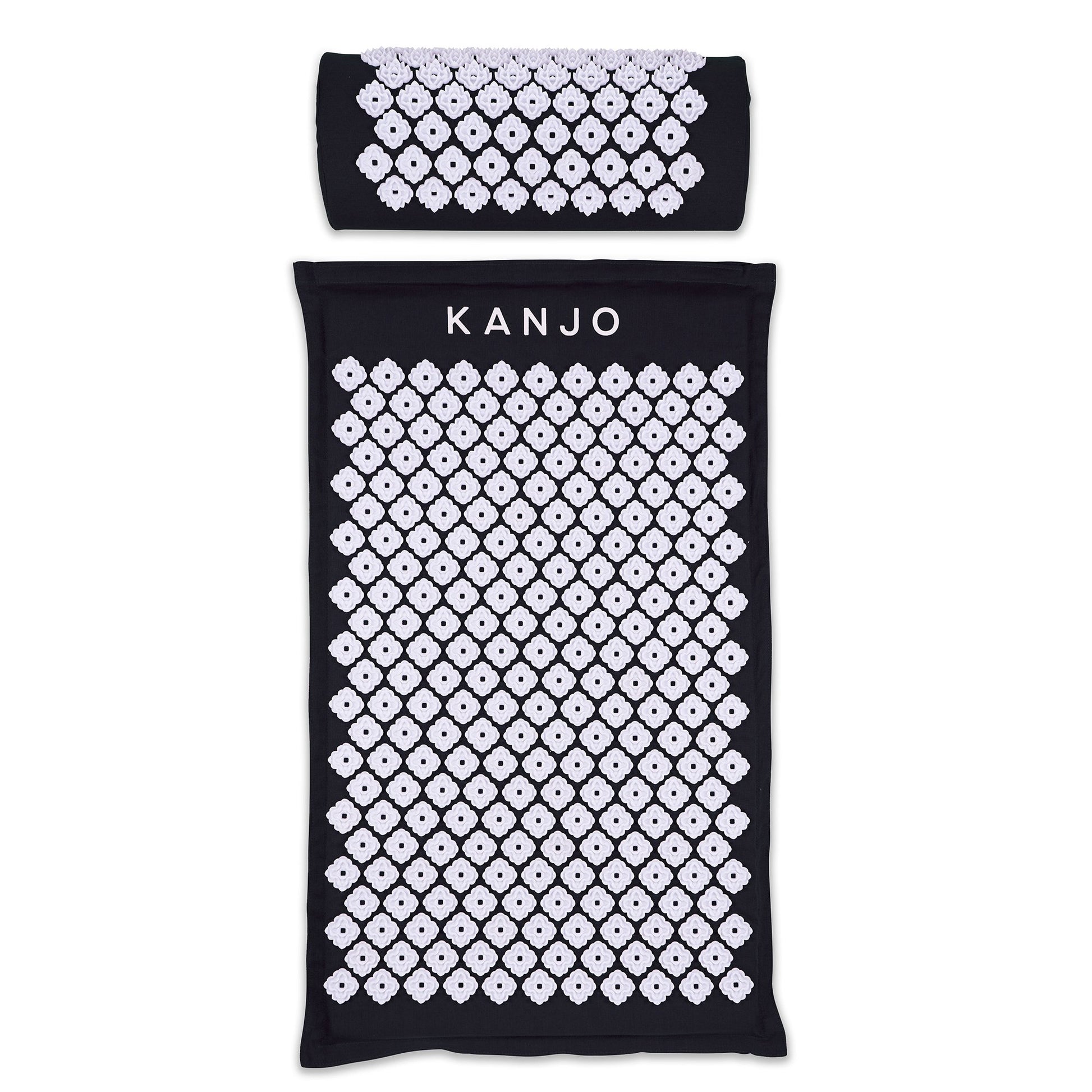 Kanjo Memory Foam Acupressure Mat Set, Black