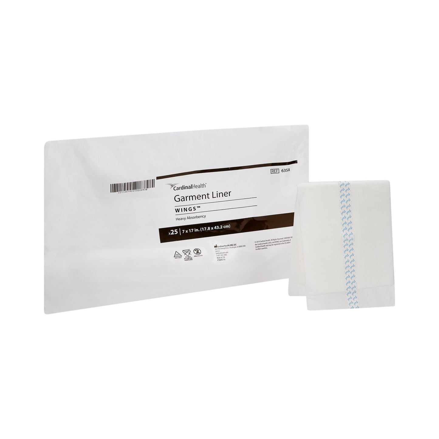 Simplicity Incontinence Liner, Polymer Core, One Size Fits Most Adults, Unisex