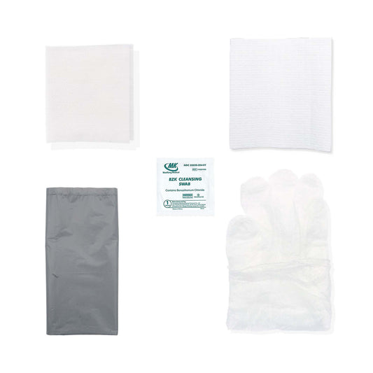 MTG Jiffy Cath Mini-Pak Intermittent Catheter Kit, 12 Fr., Straight Tip