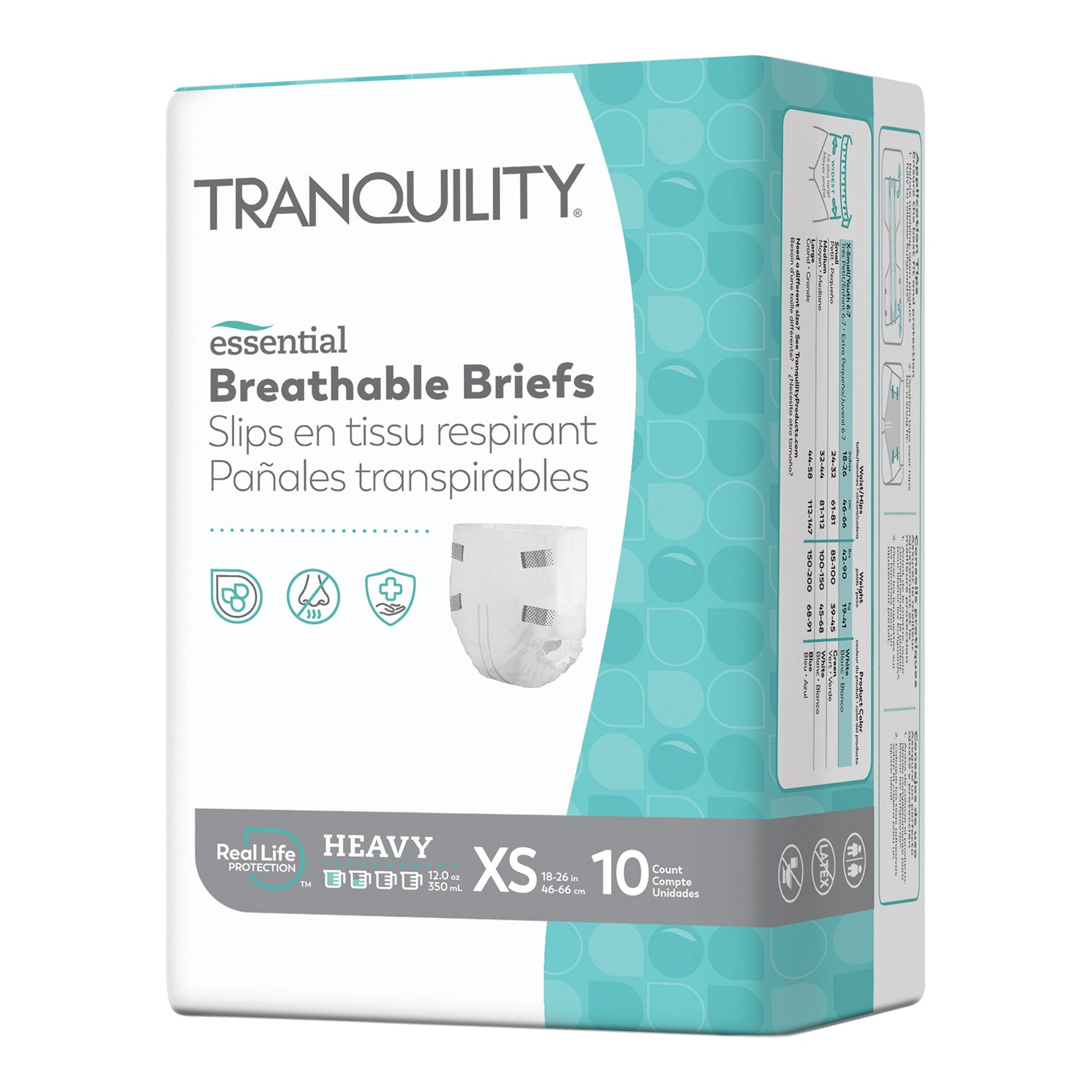 Tranquility Essential Heavy Incontinence Brief, Extra Small