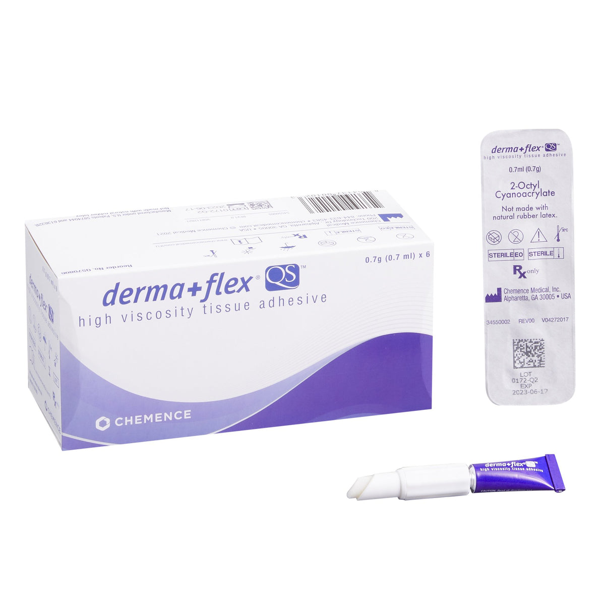 derma+flex QS™ Topical Skin Adhesive – SurfMed